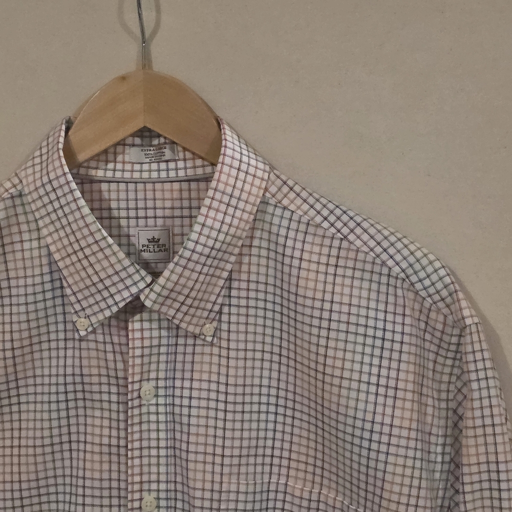 Peter Millar Nanoluxe Button Down XL